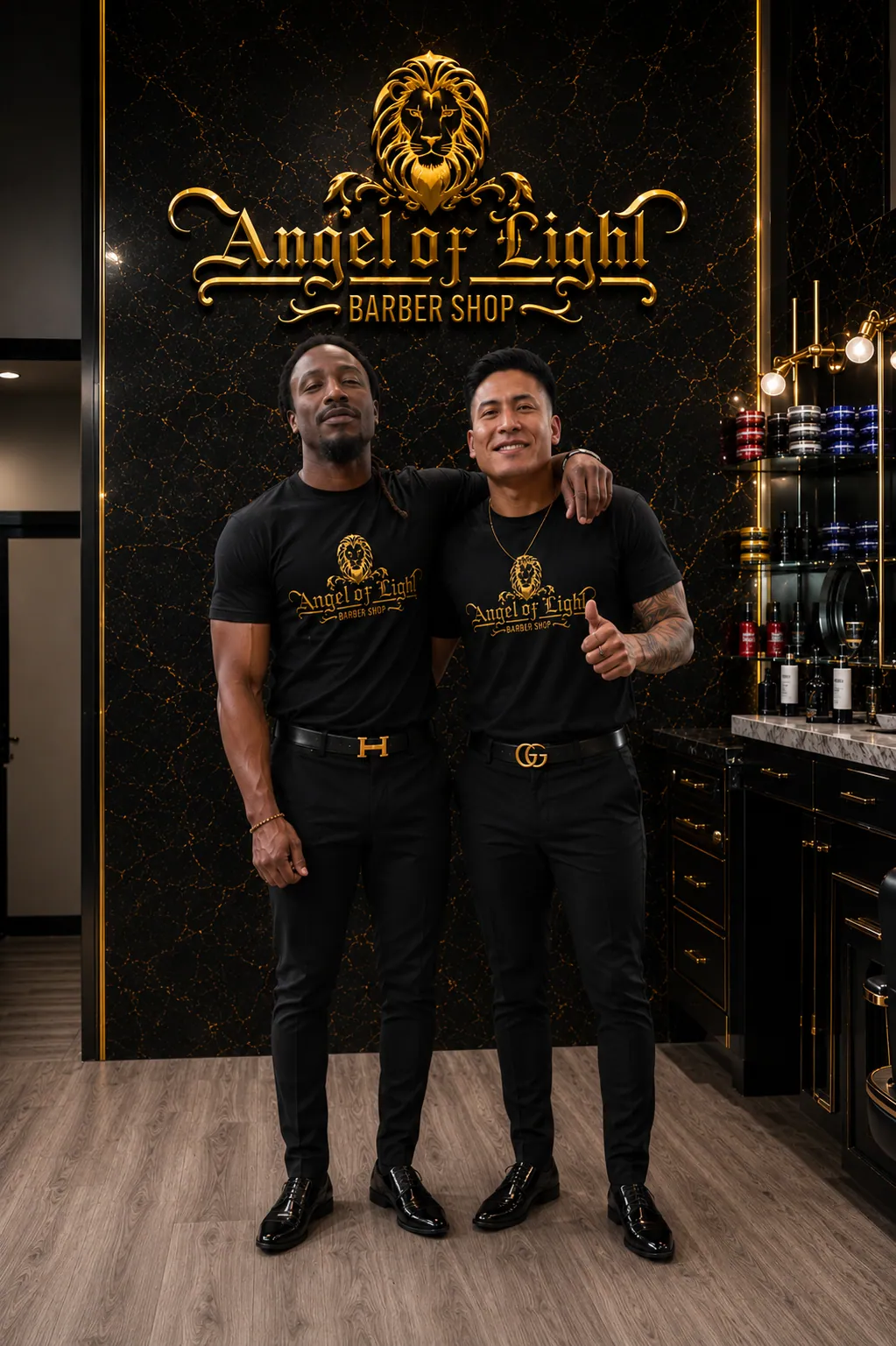 Los maestros de Ángel of Light Barber Shop